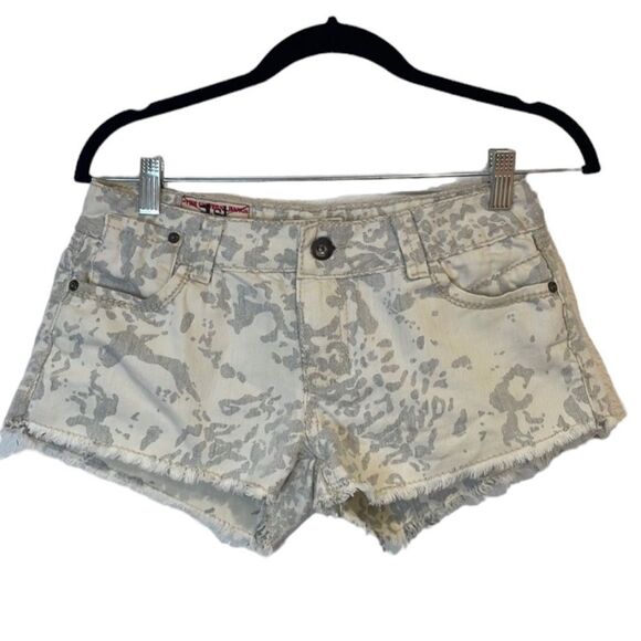 1st Kiss Pants - 1st Kiss Womens Short Size 7 Button Pockets Unhem